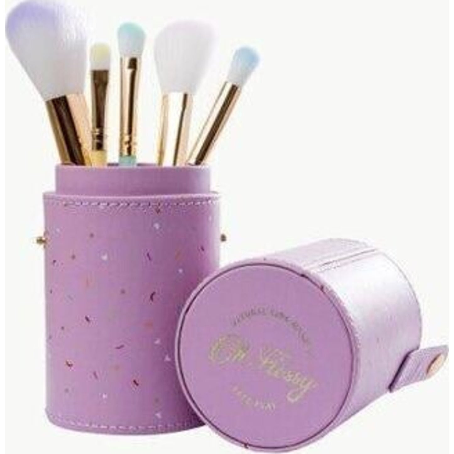 Oh Flossy 5-Piece Rainbow Makeup Brush Set | Aster & Ruby
