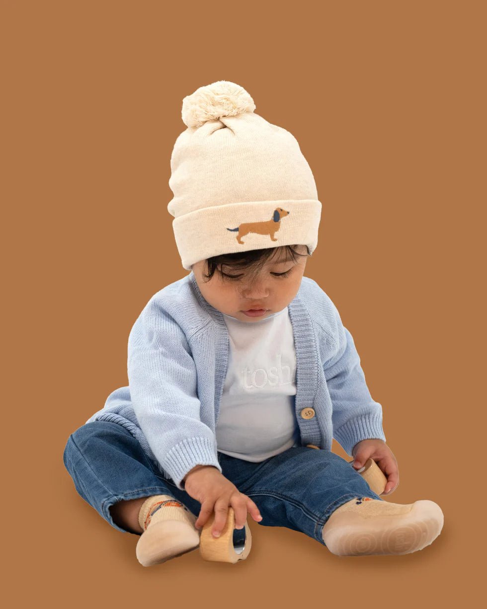 Organic Beanie Storytime Dachshund - Aster & Ruby