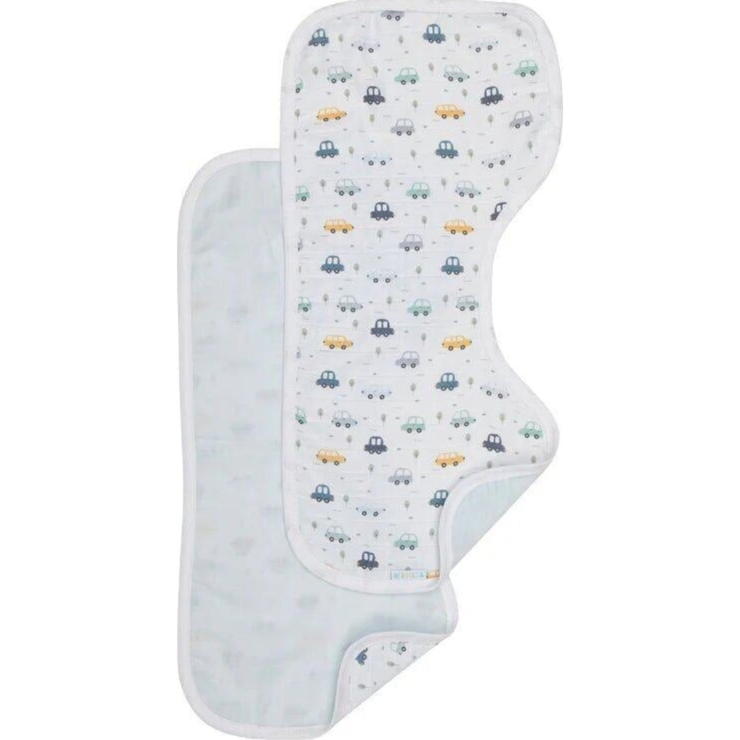 All4Ella Organic Burp Cloth 2pk Beep Beep | Aster & Ruby