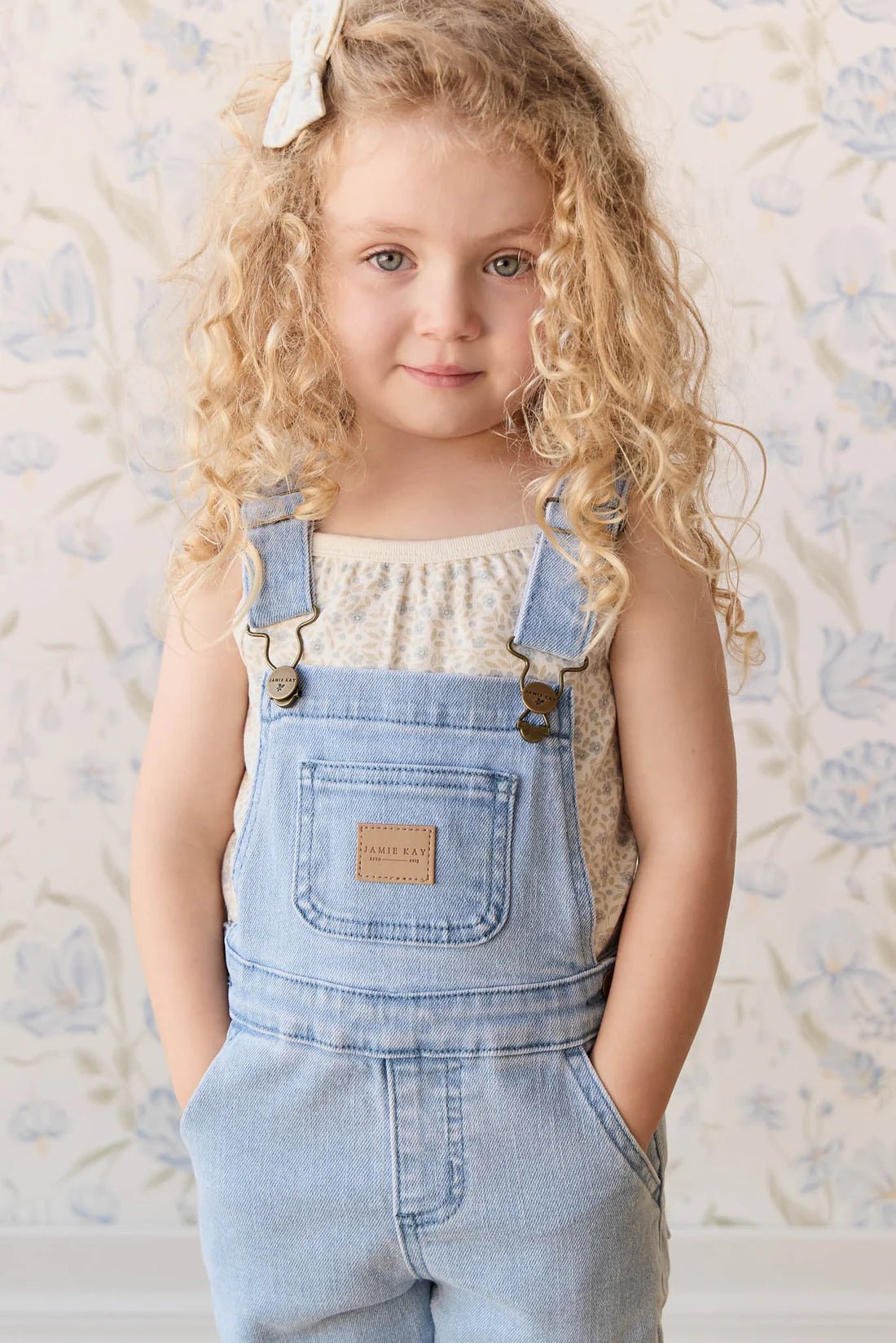 Organic Cotton Casey Top - Elodie Whisper White - Aster & Ruby
