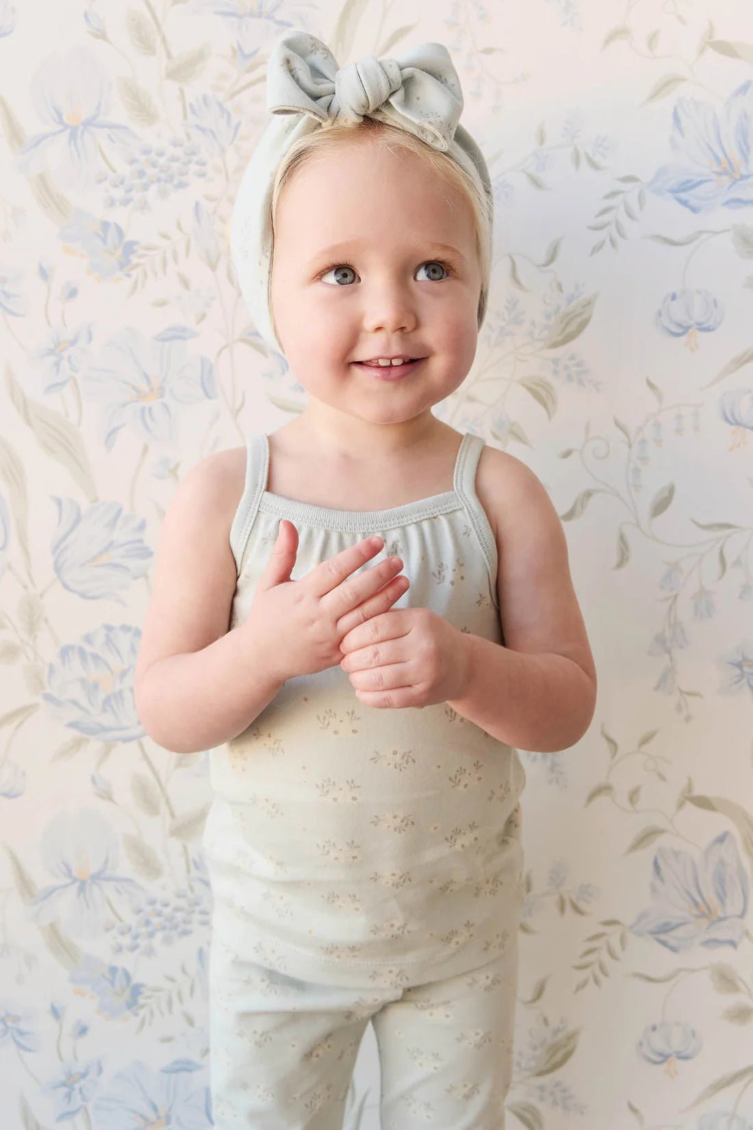 Organic Cotton Casey Top - Rose Floral Smoke - Aster & Ruby
