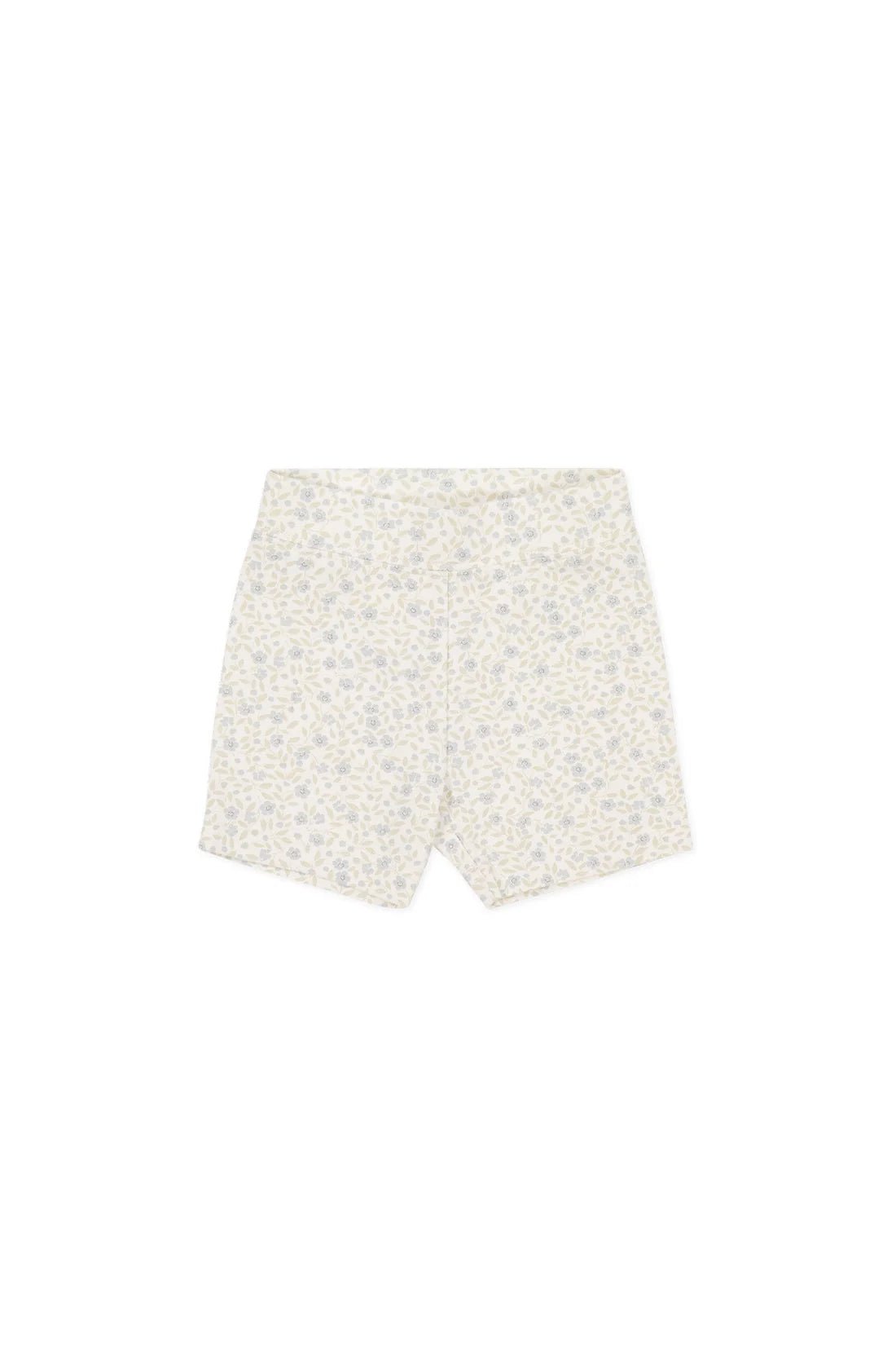 Organic Cotton Everyday Bike Short - Elodie Whisper White - Aster & Ruby