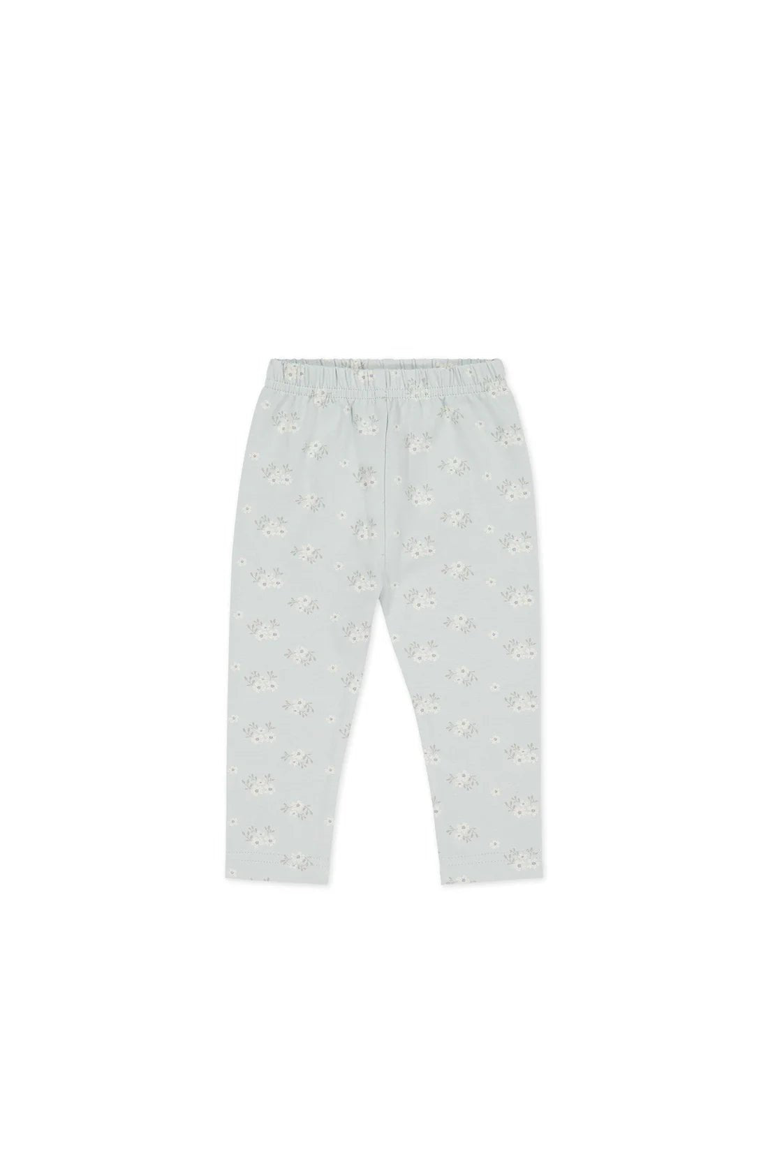 Organic Cotton Everyday Legging - Rose Floral Smoke - Aster & Ruby