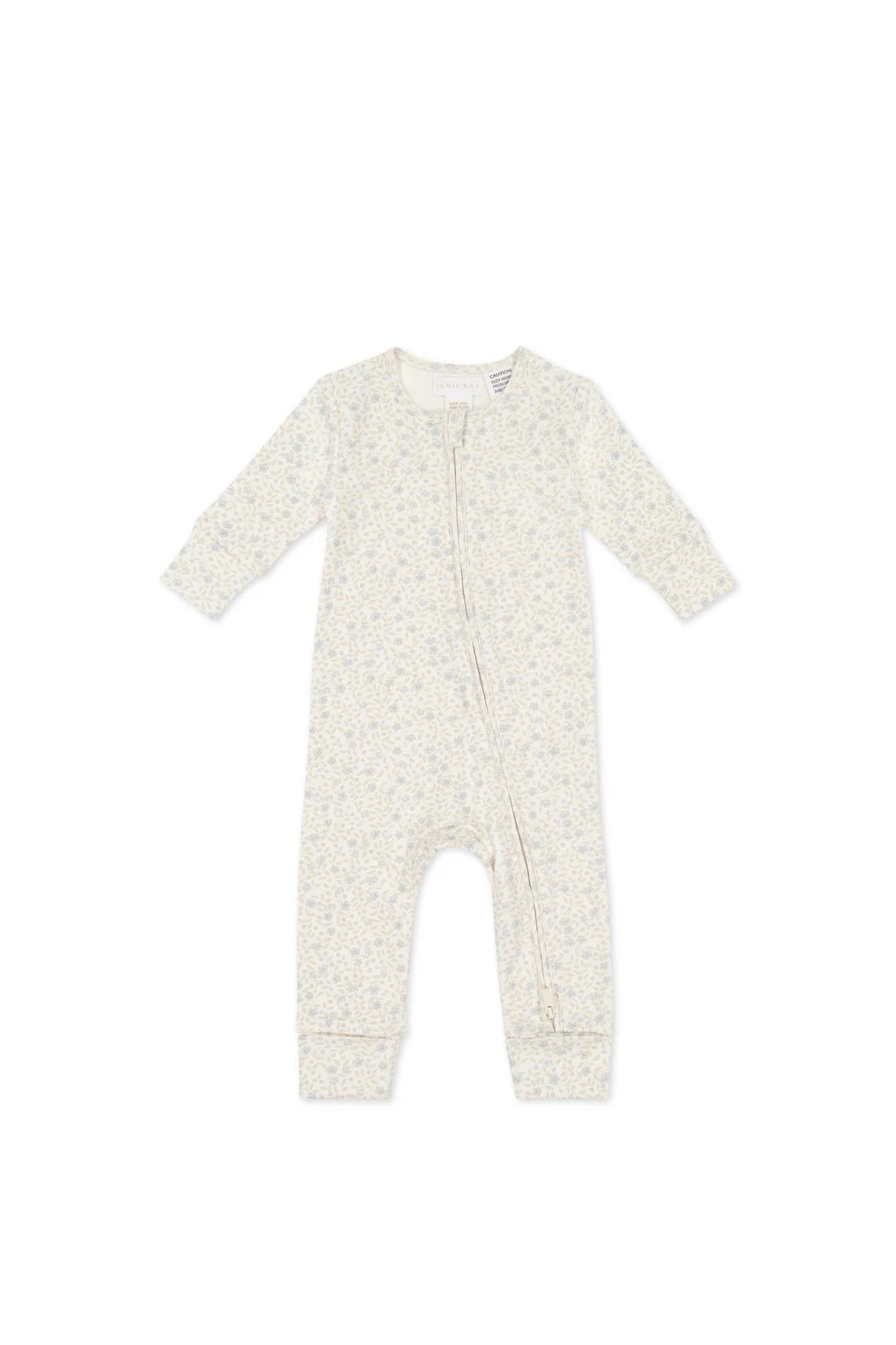 Organic Cotton Frankie Onepiece - Elodie Whisper White - Aster & Ruby