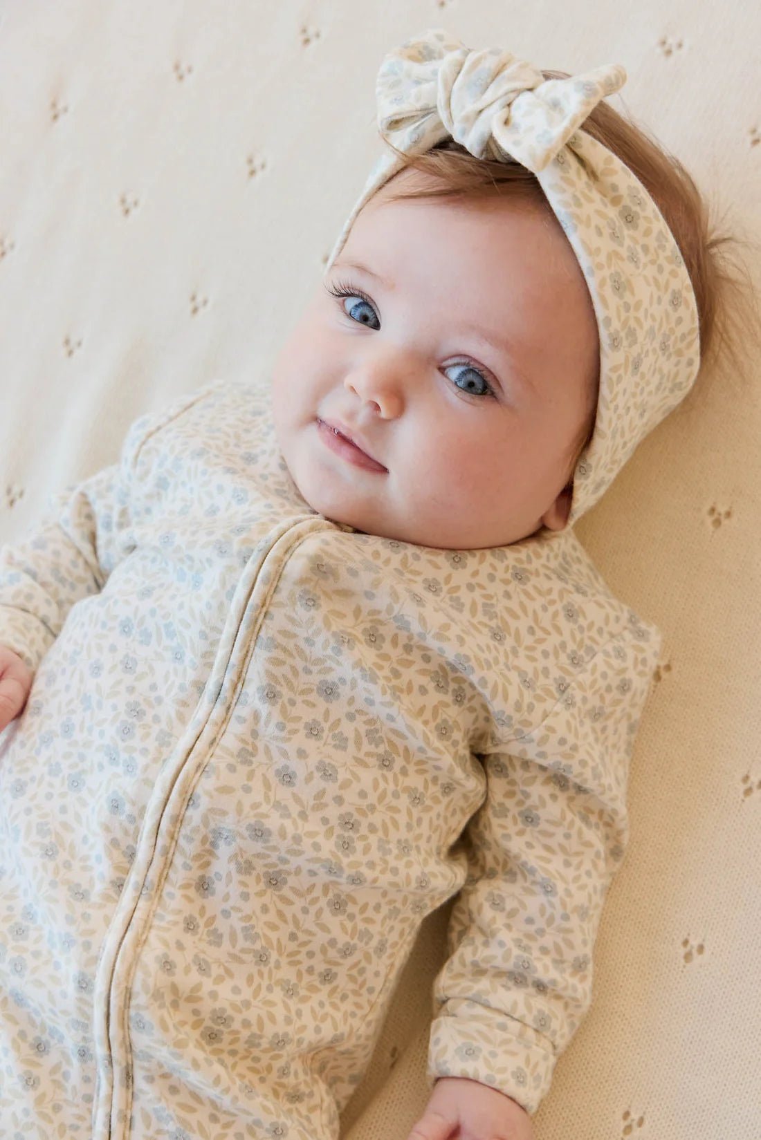 Organic Cotton Frankie Onepiece - Elodie Whisper White - Aster & Ruby
