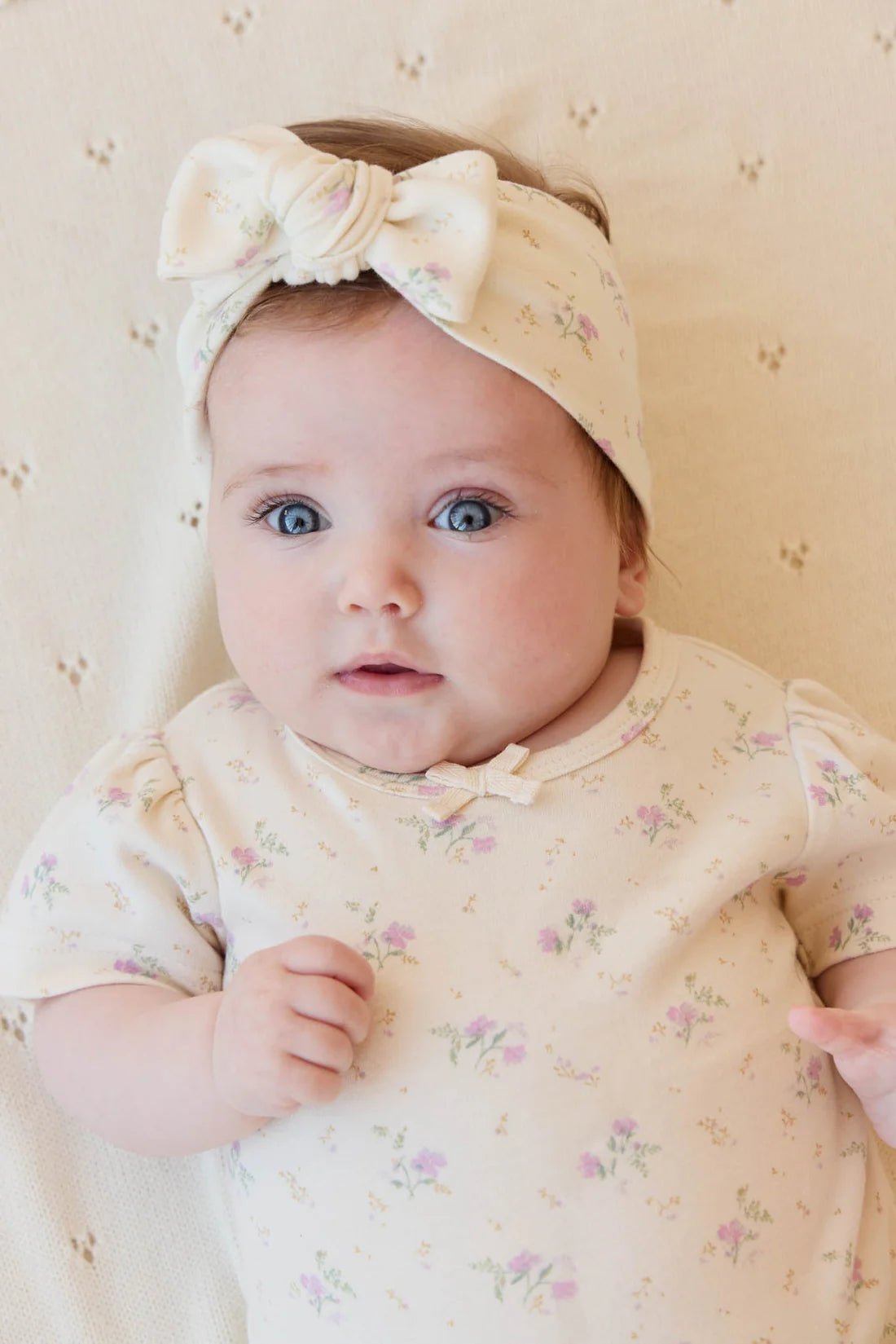 Organic Cotton Headband - Thelma Orchid - Aster & Ruby
