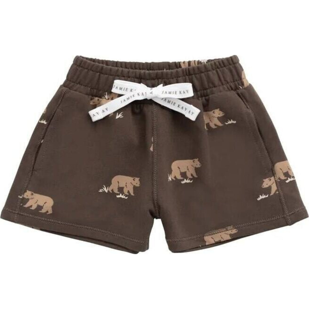 Jamie Kay Organic Cotton Jalen Short Bear Buddies Canteen | Aster & Ruby