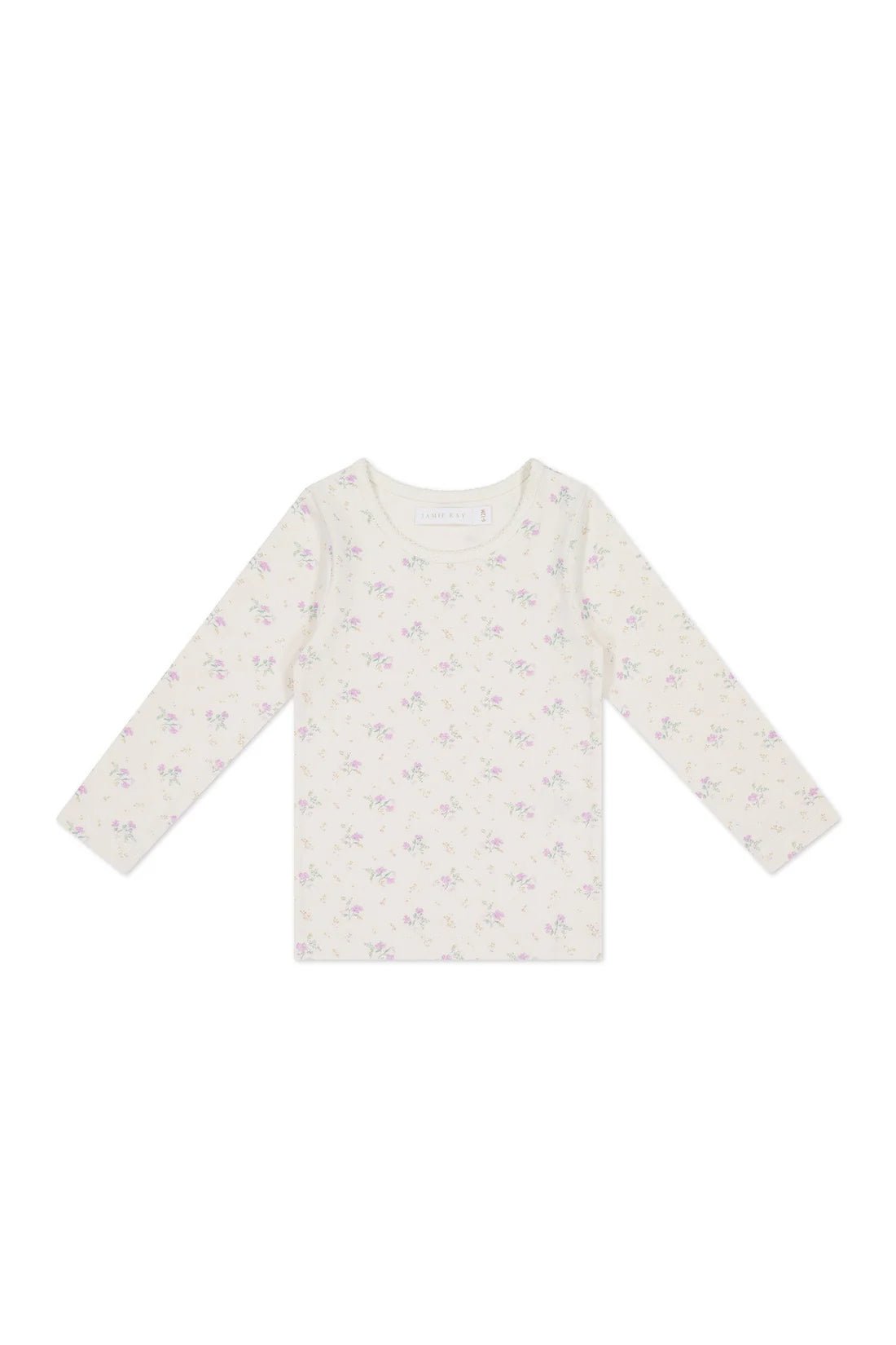 Organic Cotton Long Sleeve Top - Thelma Orchid - Aster & Ruby