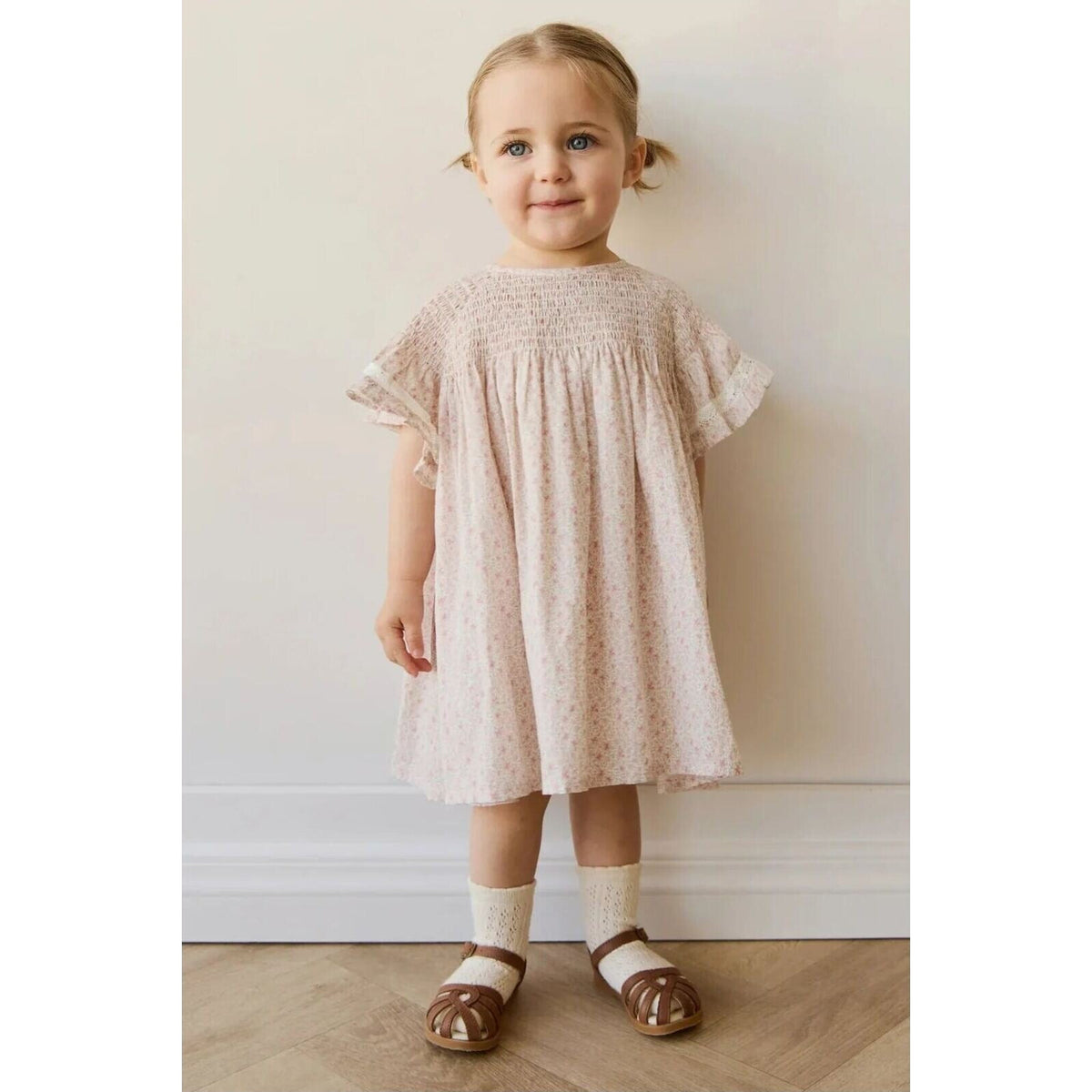 Jamie Kay Organic Cotton Malia Dress Claudette Rose | Aster & Ruby
