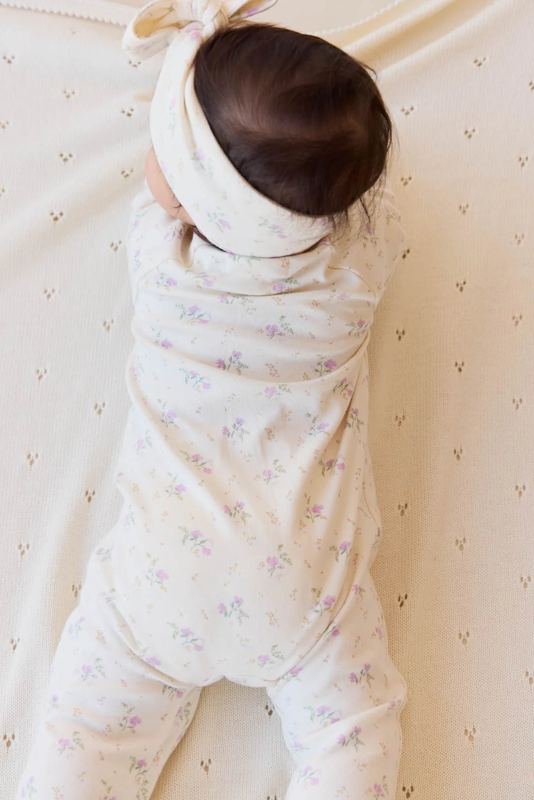 Organic Cotton Melanie Onepiece - Thelma Orchid - Aster & Ruby