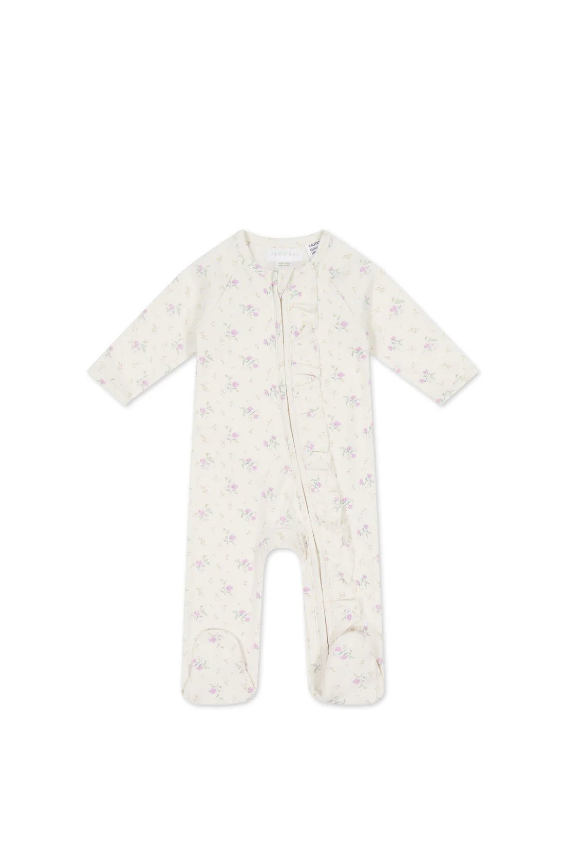 Organic Cotton Melanie Onepiece - Thelma Orchid - Aster & Ruby