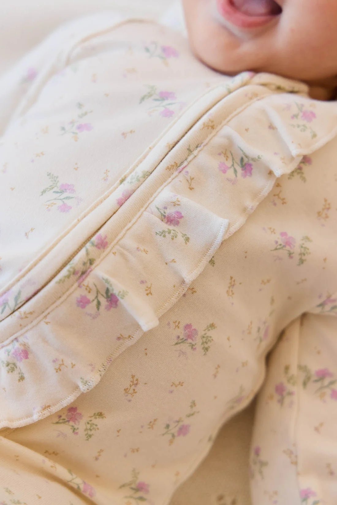 Organic Cotton Melanie Onepiece - Thelma Orchid - Aster & Ruby