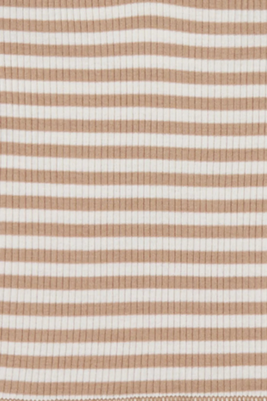Organic Cotton Modal Long Sleeve Bodysuit - Narrow Stripe Baker/Cloud - Aster & Ruby