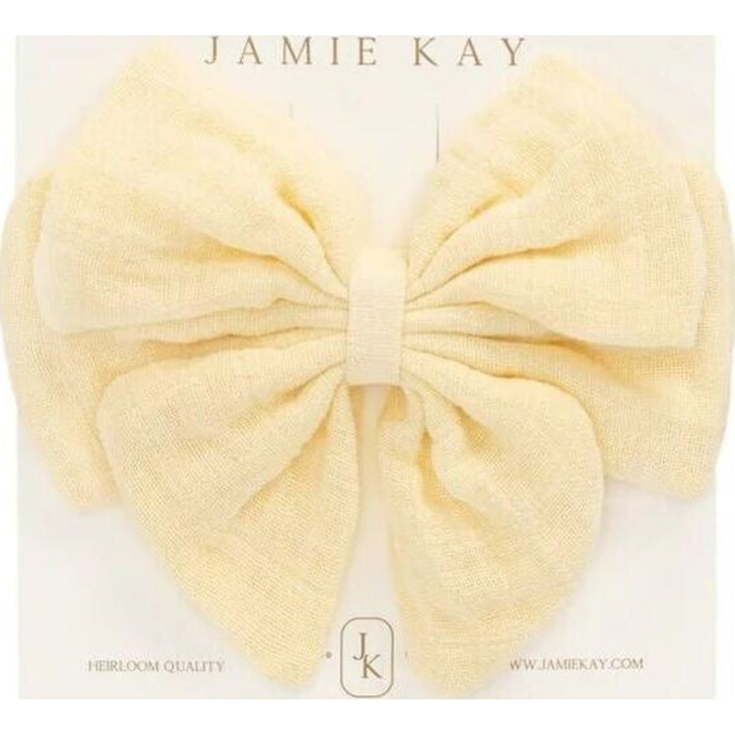 Jamie Kay Organic Cotton Muslin Annalise Bow | Aster & Ruby