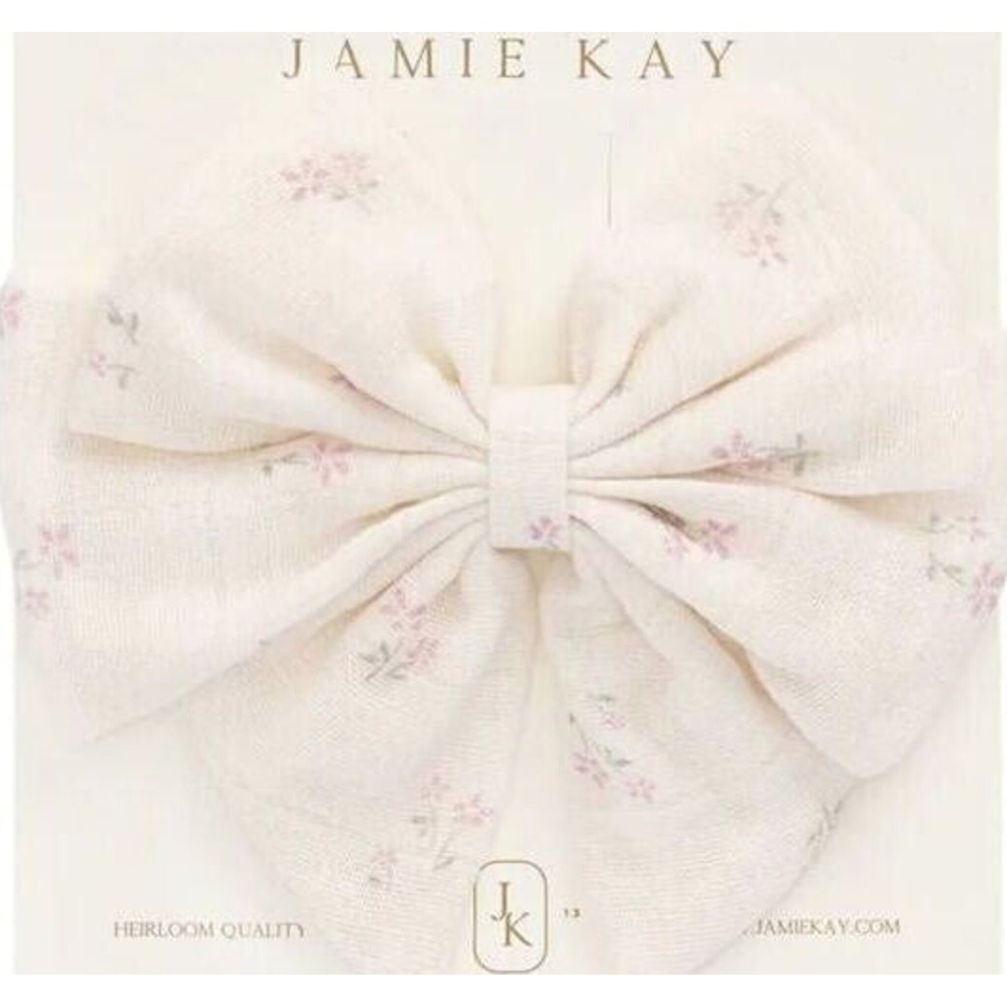 Jamie Kay Organic Cotton Muslin Annalise Bow | Aster & Ruby