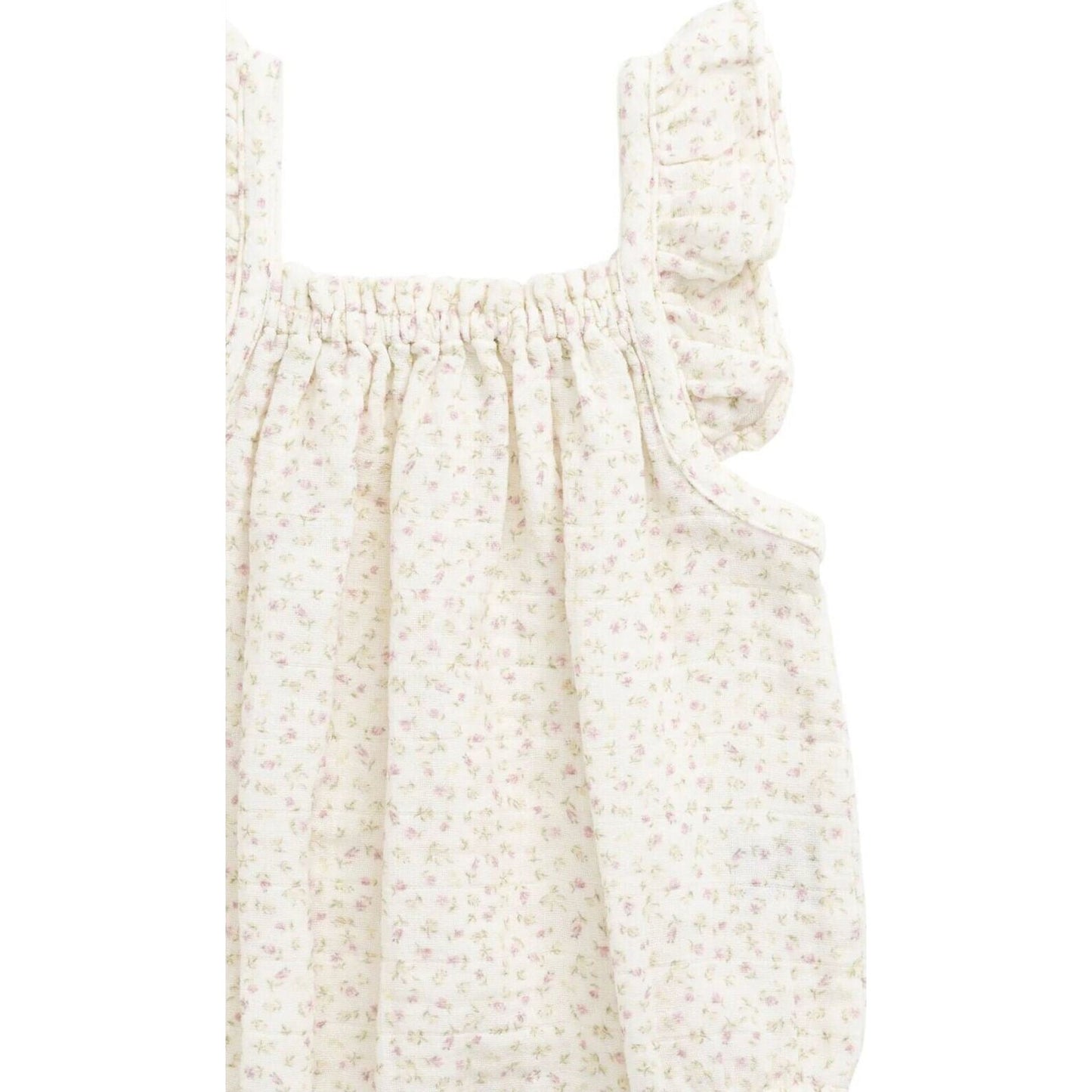 Jamie Kay Organic Cotton Muslin Tiana Playsuit Pippa Pink | Aster & Ruby