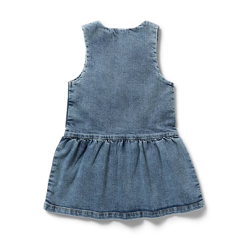 Organic Denim Dress - Aster & Ruby