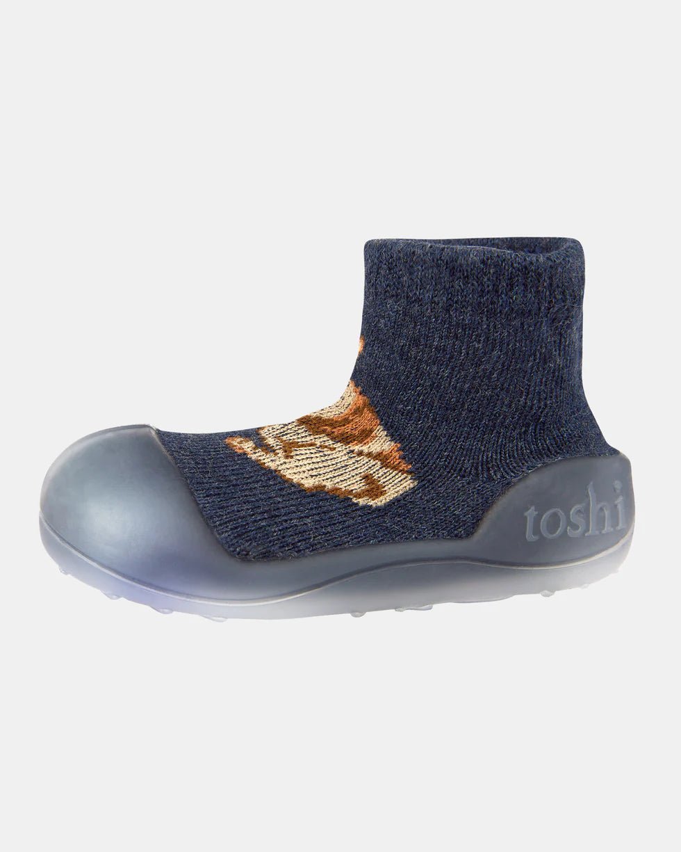 Organic Hybrid Walking Socks Dreamtime Footsteps Frenchie - Aster & Ruby