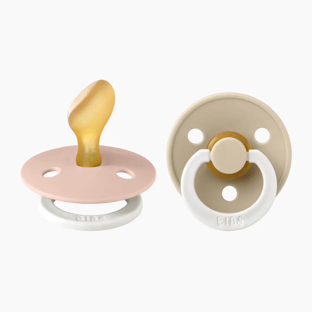 Pacifier Colour Anatomical 2pk GLOW Blush/Vanilla - Aster & Ruby
