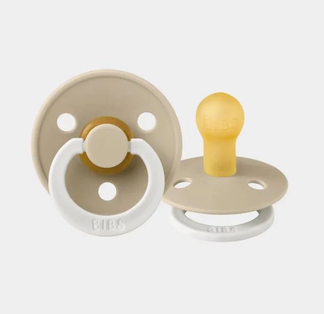 Pacifier Colour Round 2pk GLOW Vanilla - Aster & Ruby