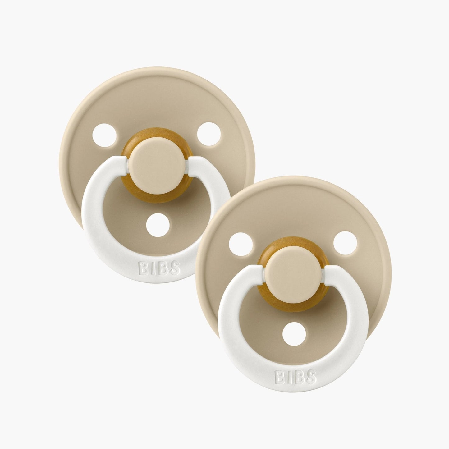 Pacifier Colour Round 2pk GLOW Vanilla - Aster & Ruby