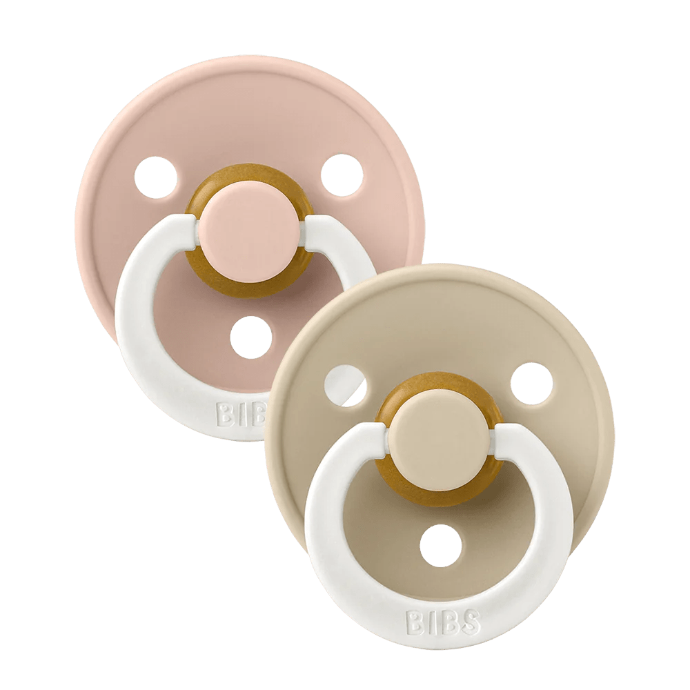 Pacifier Colour Symmetrical 2pk Ivory/Blush - Aster & Ruby