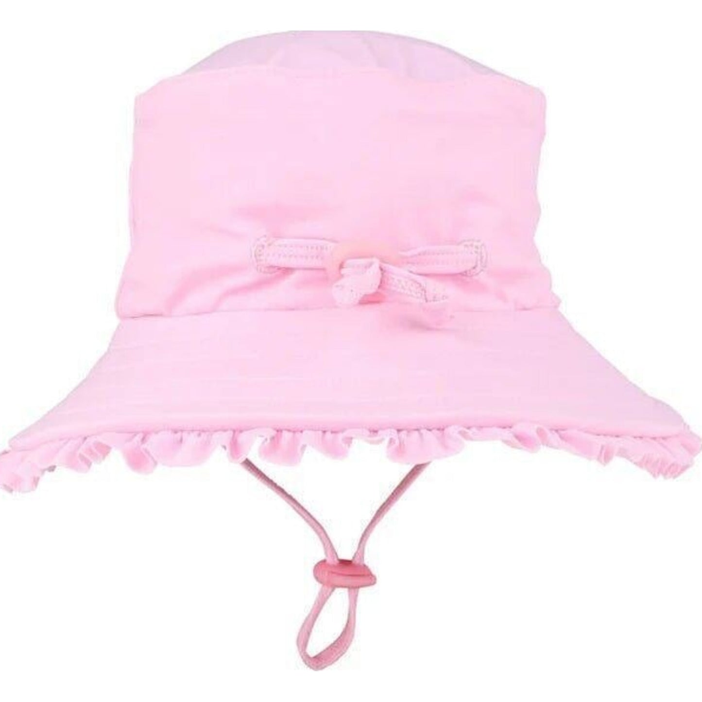 Minihaha Pale Pink Swim Hat with Quick Release Neck Tie | Aster & Ruby
