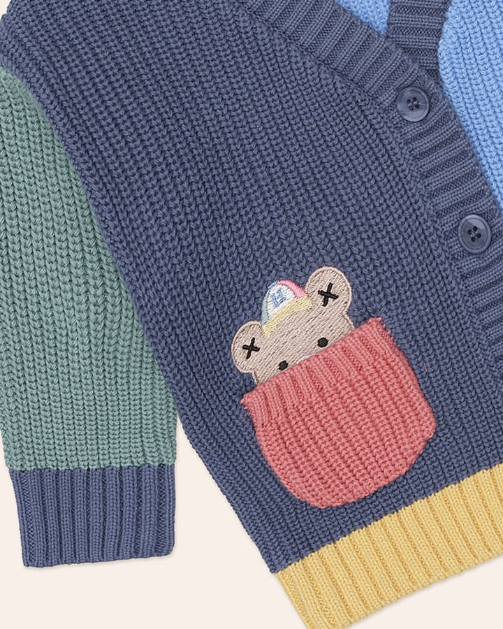 Peeping Pocket Hux Cardigan - Aster & Ruby