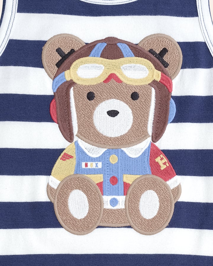 Pilot Huxbear Romper - Aster & Ruby