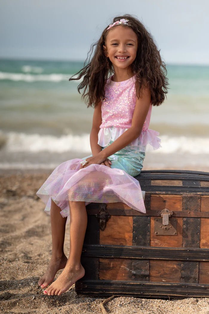 Pink Misty Mermaid Dress - Aster & Ruby