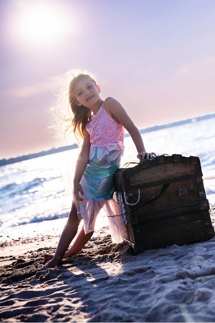 Pink Misty Mermaid Dress - Aster & Ruby