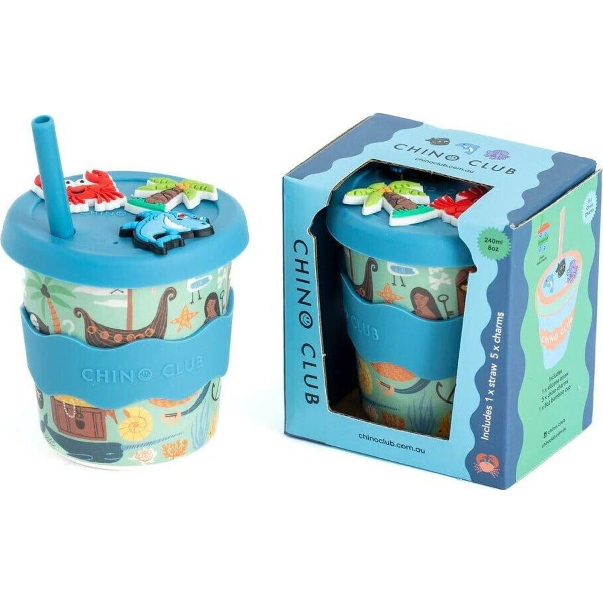 Chino Club Pirate Chino Charm Cup 8oz | Aster & Ruby