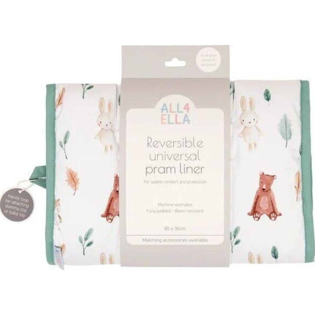 All4Ella Pram Liner Forest Friends | Aster & Ruby