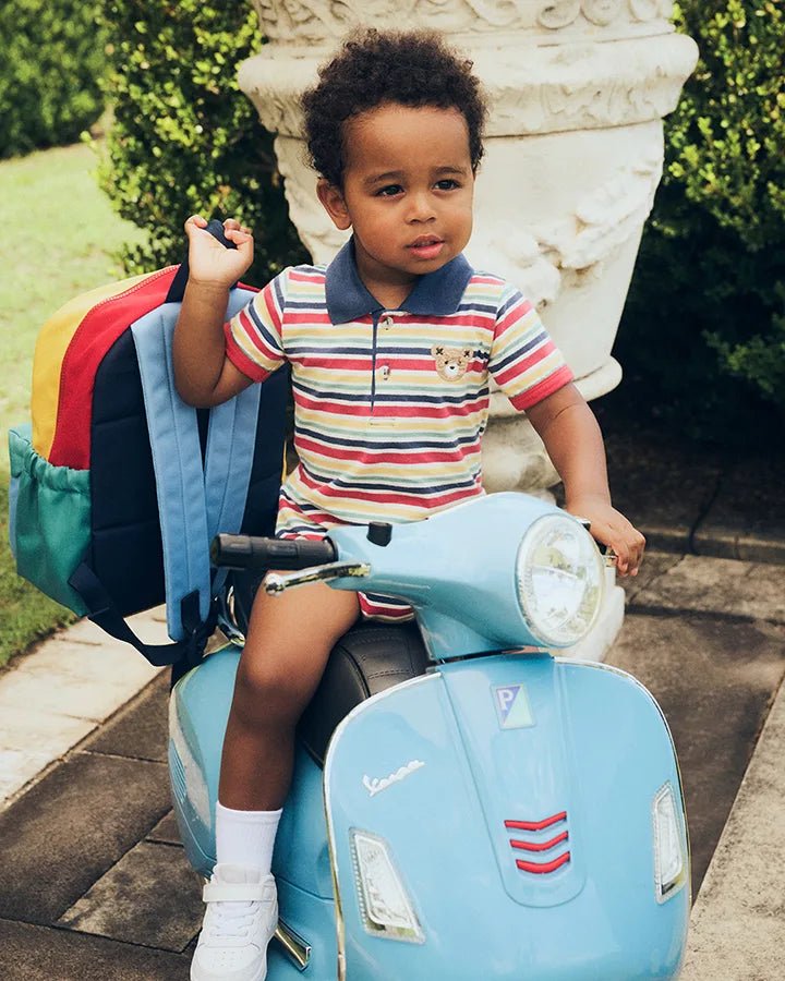 Preppy Polo Romper - Aster & Ruby