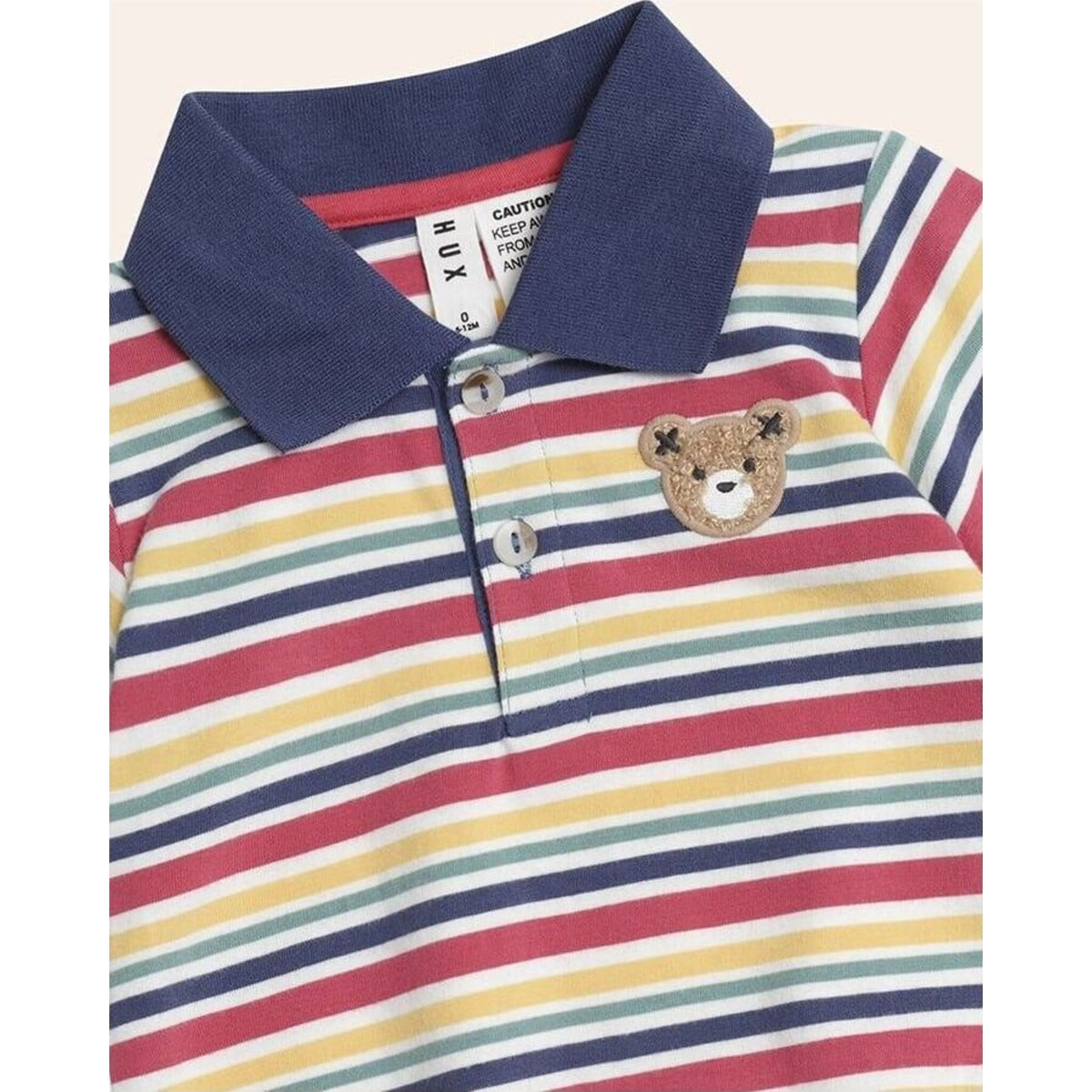 Huxbaby Preppy Polo Romper | Aster & Ruby