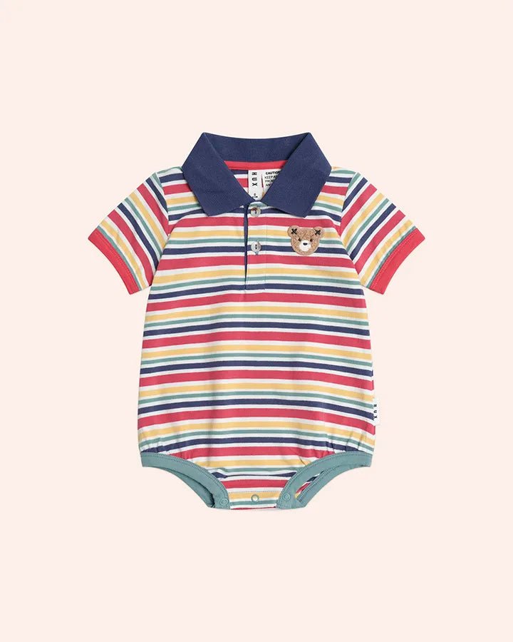 Preppy Polo Romper - Aster & Ruby