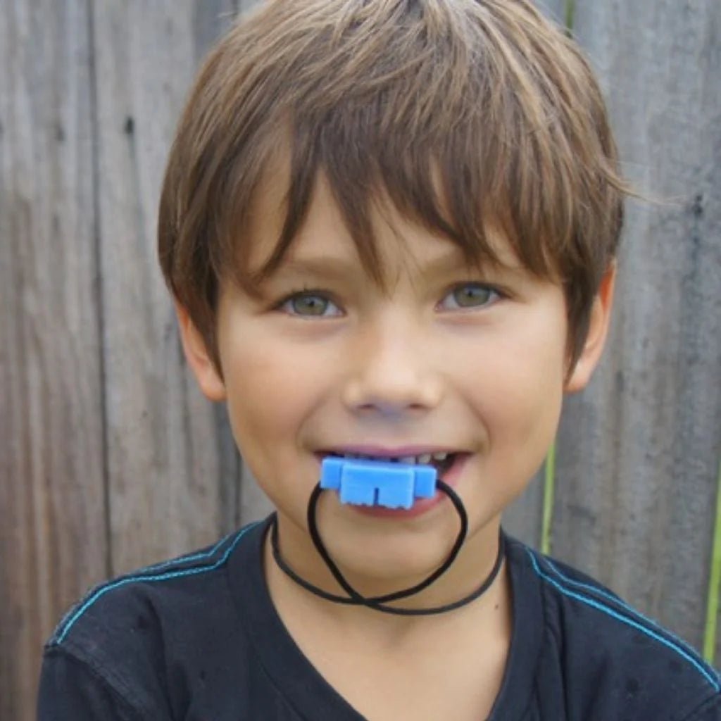 Robot Chew Pendant Blue Hawaiian - Aster & Ruby