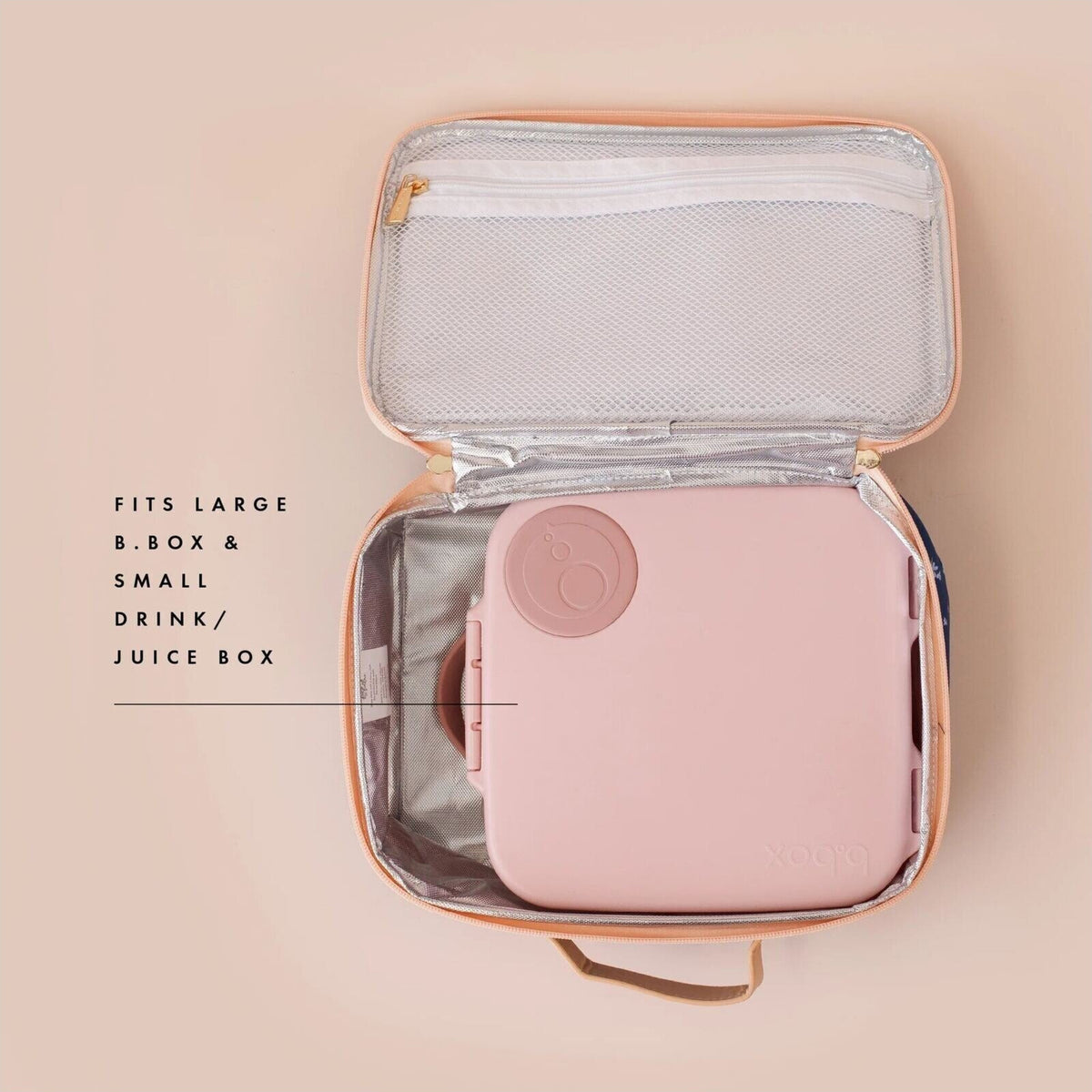Fox & Fallow Sage Check Large Lunch Bag | Aster & Ruby