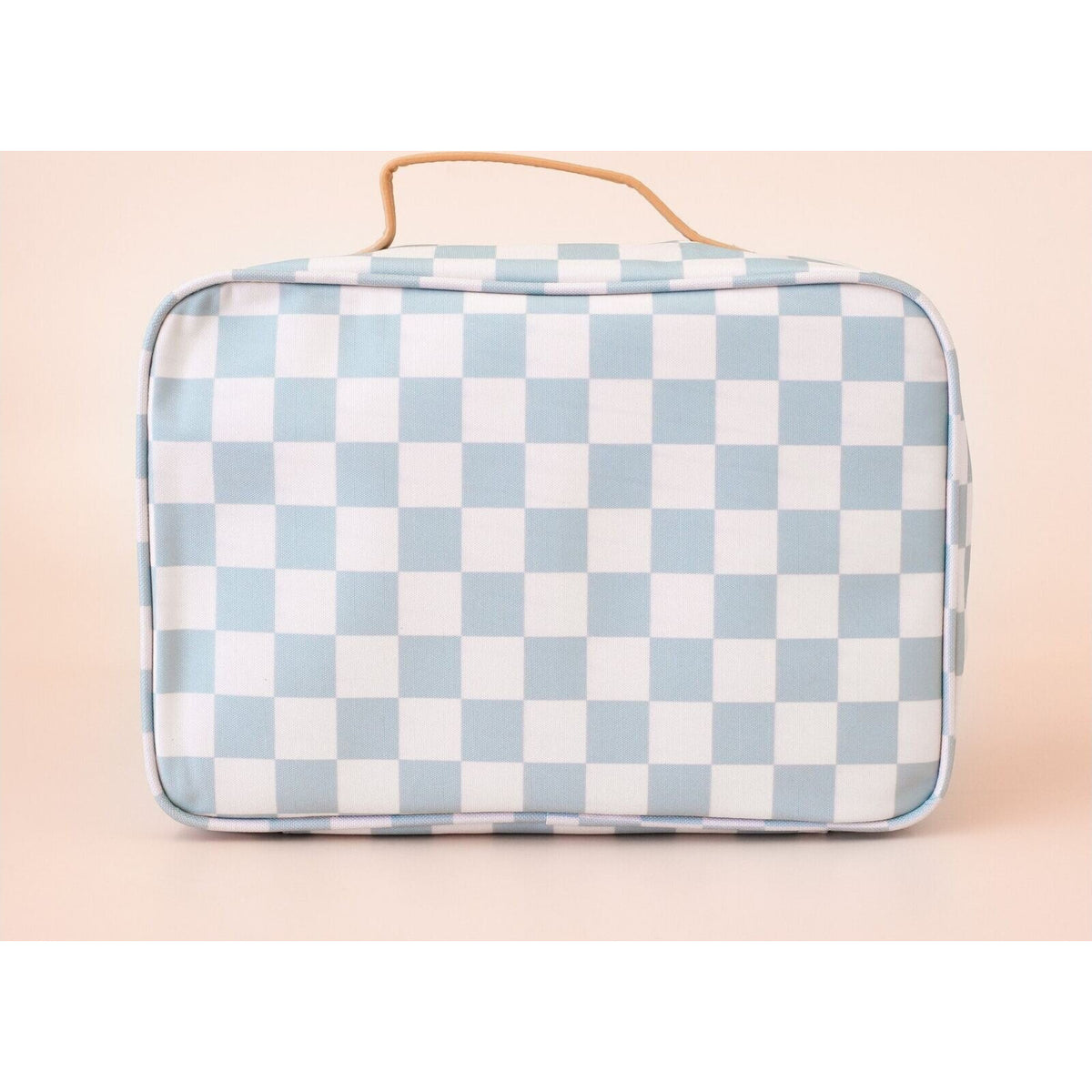 Fox & Fallow Sage Check Large Lunch Bag | Aster & Ruby