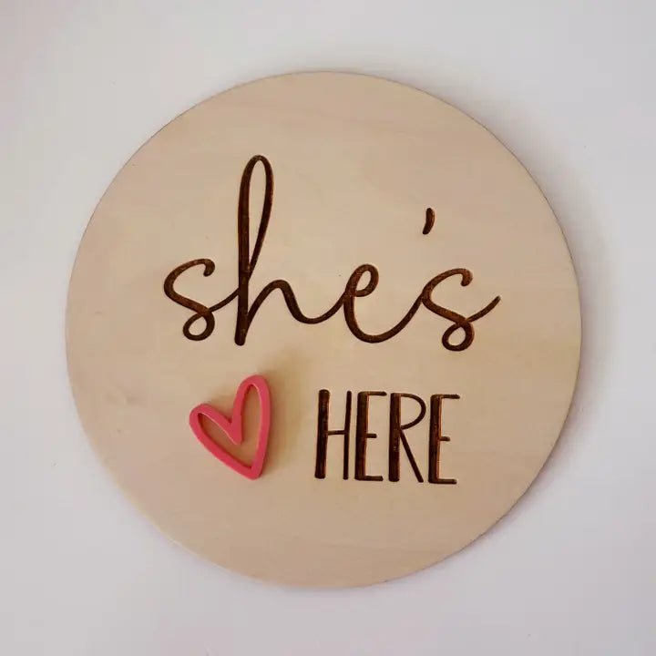 She's Here Heart - Aster & Ruby