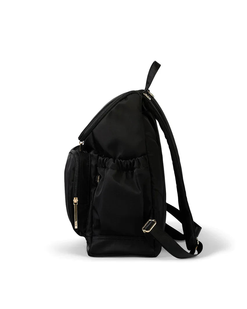 Signature Nappy Backpack Black Dimple - Aster & Ruby