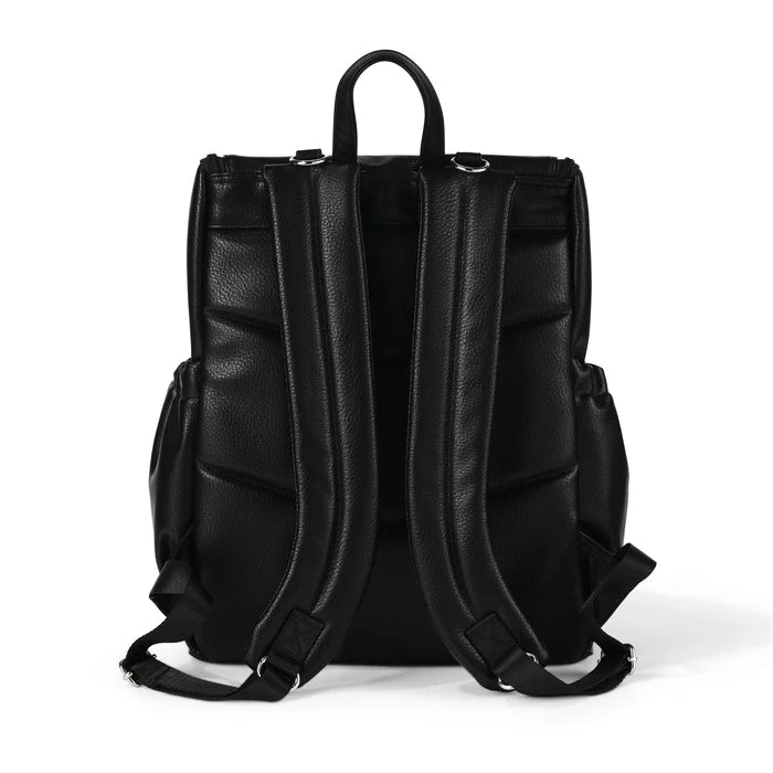 Signature Nappy Backpack Black Nylon - Aster & Ruby