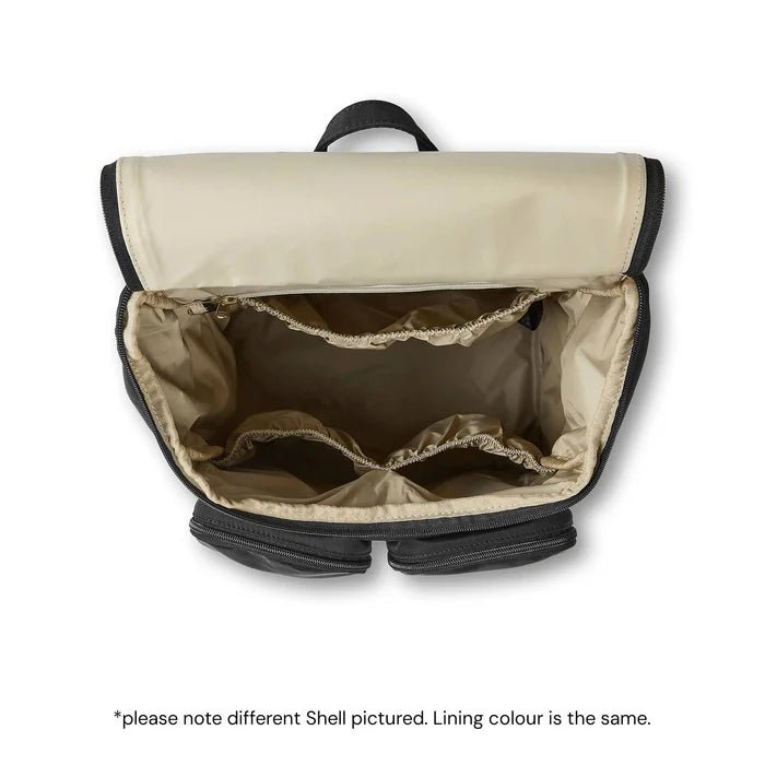 Signature Nappy Backpack Black Nylon - Aster & Ruby