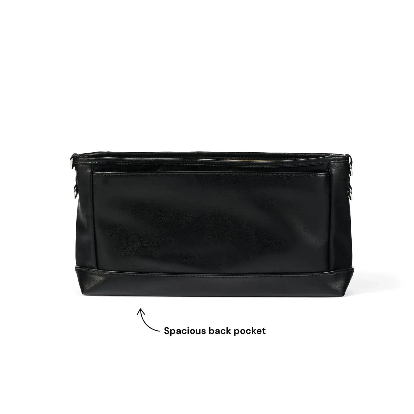 Signature Pram Caddy Black Dimple - Aster & Ruby