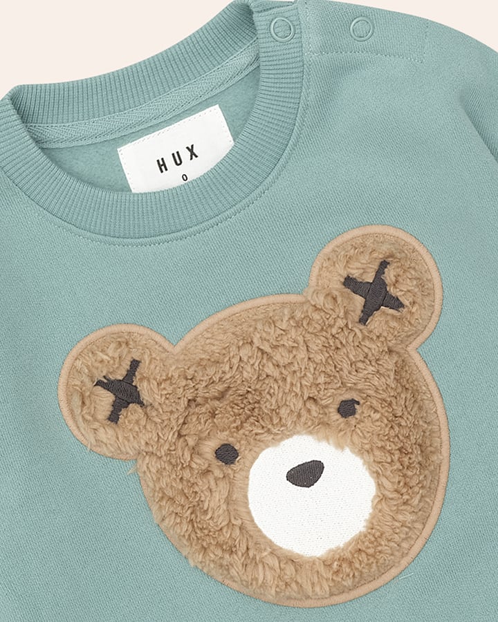 Sprout Furry Huxbear Sweatshirt - Aster & Ruby