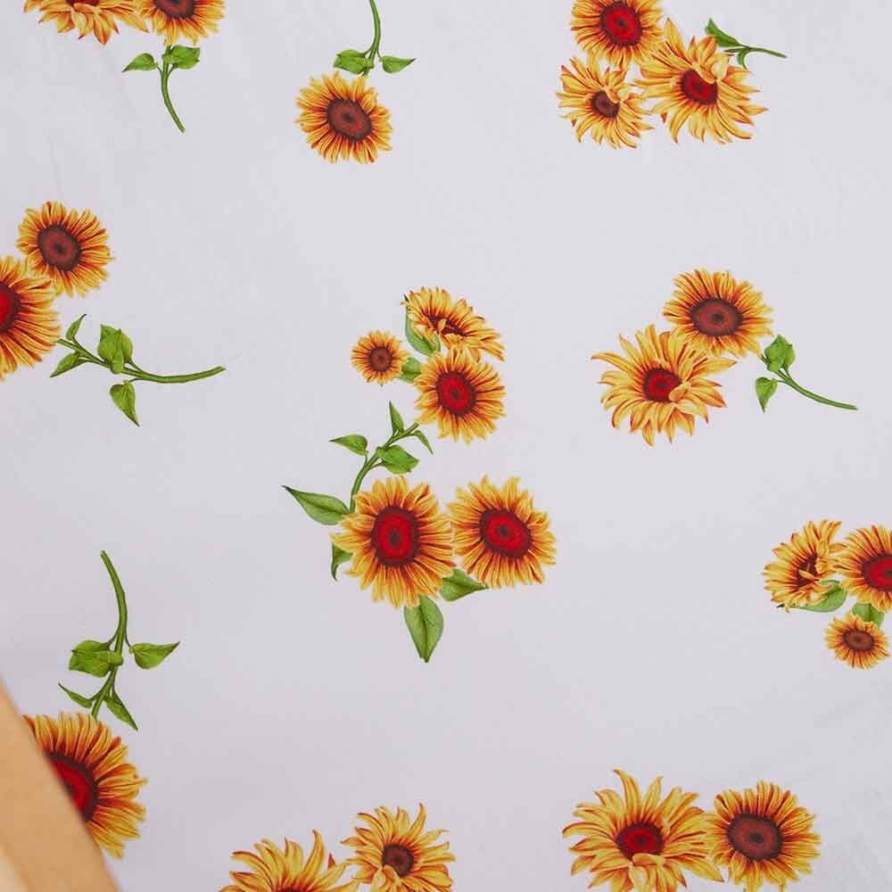 Snuggle Hunny Kids Sunflower Fitted Cot Sheet | Aster & Ruby