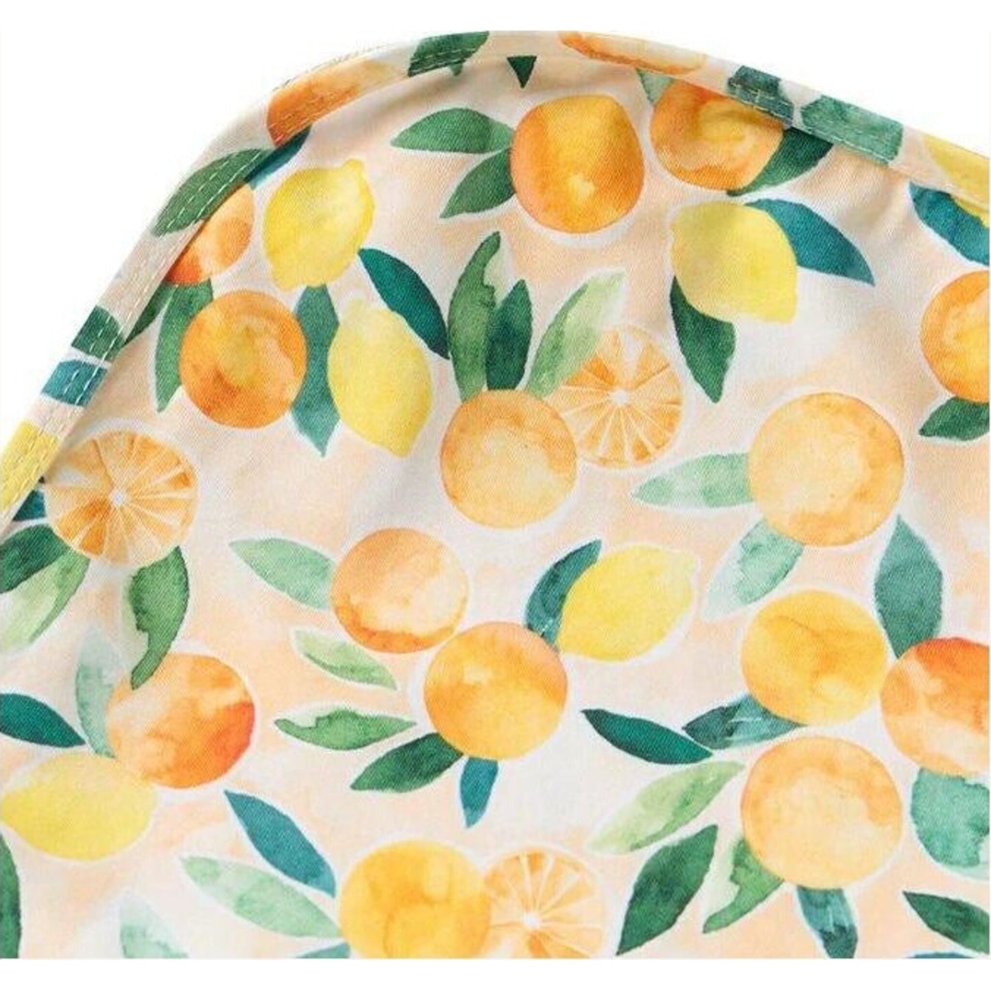 Snuggle Hunny Sunny Citrus Organic Jersey Wrap & Beanie Set | Aster & Ruby