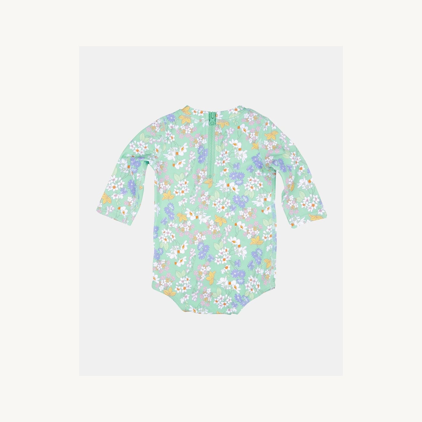 Toshi Toshi Swim Baby Onesie L/S Classic - Sea Blossom | Aster & Ruby