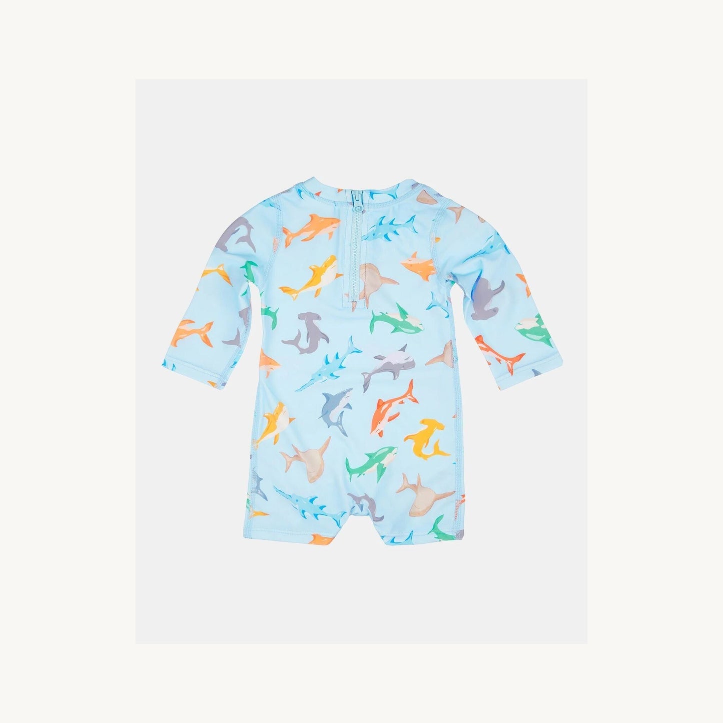 Toshi Toshi Swim Baby Onesie L/S Classic - Sharky | Aster & Ruby