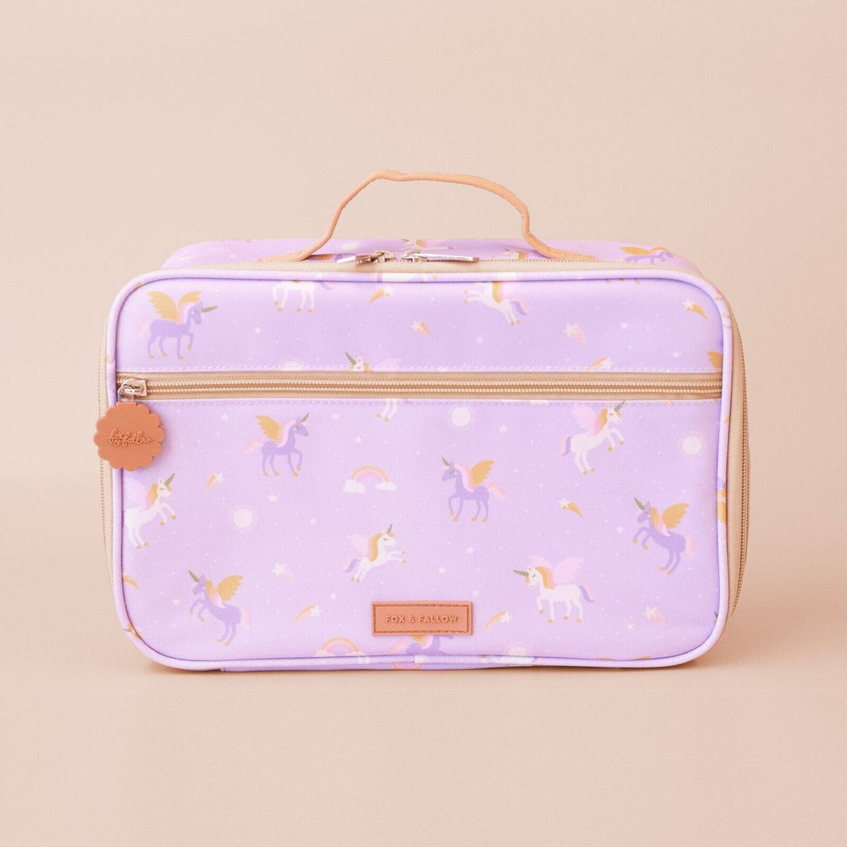 Fox & Fallow Unicorns Large Lunch Bag | Aster & Ruby